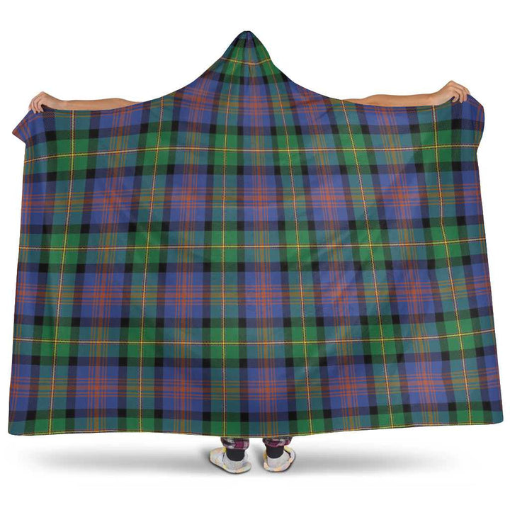 Scottish Logan Ancient Clan Tartan Hooded Blanket Tartan Plaid 1