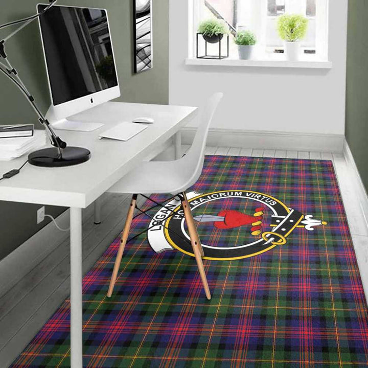 Scottish Logan Clan Crest Tartan Area Rug Tartan Plaid 4