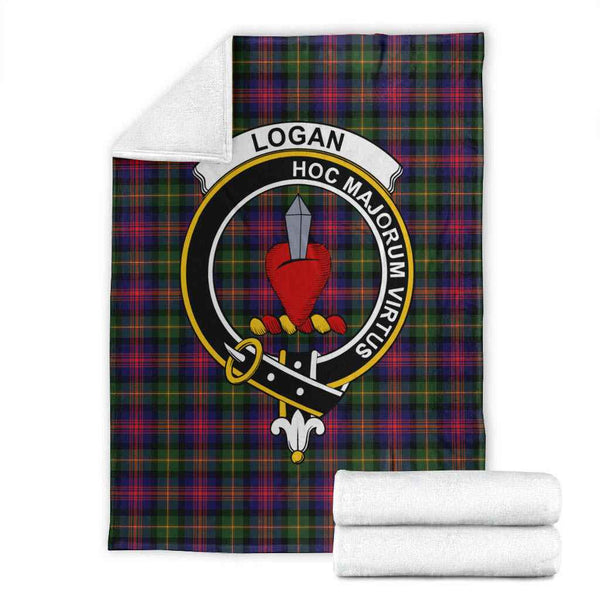 Scottish Logan Clan Crest Tartan Blanket Tartan Plaid 1