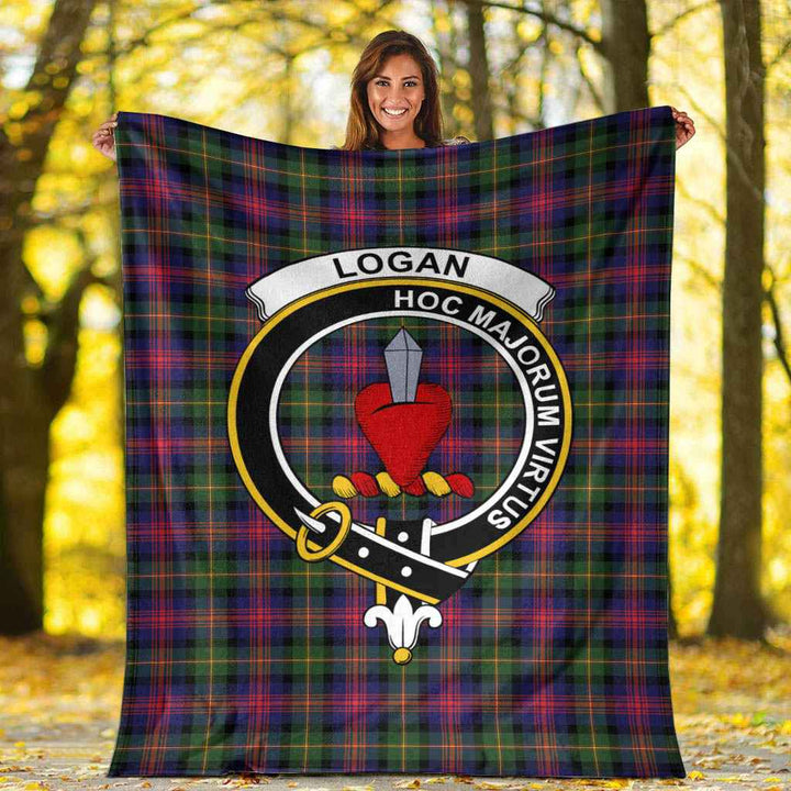 Scottish Logan Clan Crest Tartan Blanket Tartan Plaid 6