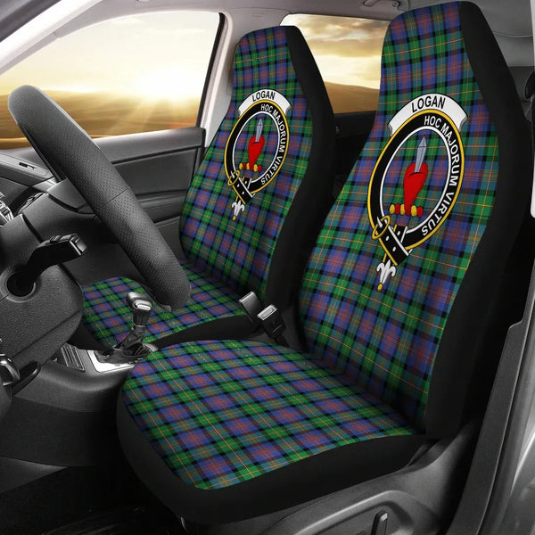 Scottish Logan Clan Crest Tartan Car Seat Covers 2