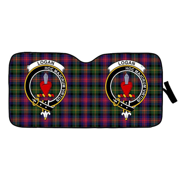 Scottish Logan Clan Crest Tartan Car Windshield Sun Shade Tartan Plaid 1