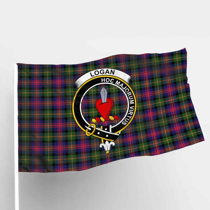 Scottish Logan Clan Crest Tartan Flag Parade Tartan Plaid 1