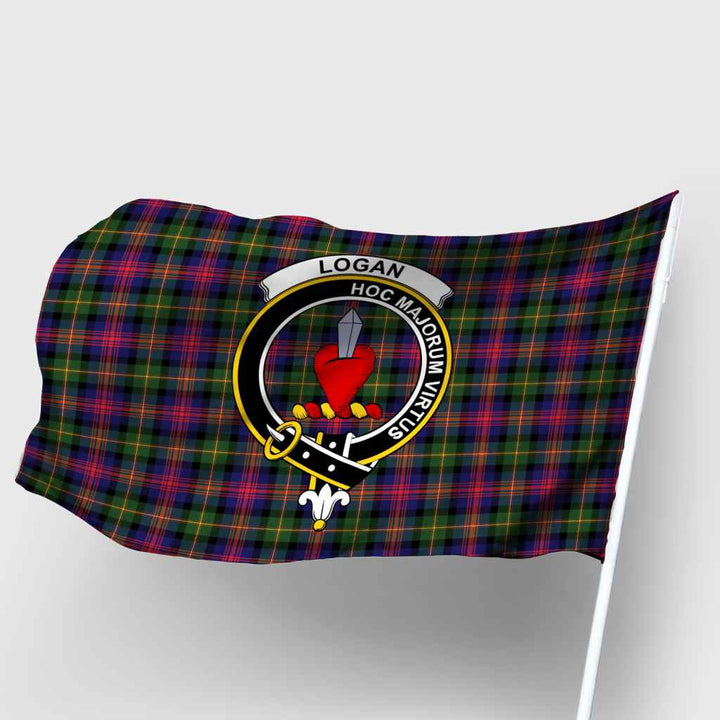 Scottish Logan Clan Crest Tartan Flag Parade Tartan Plaid 2