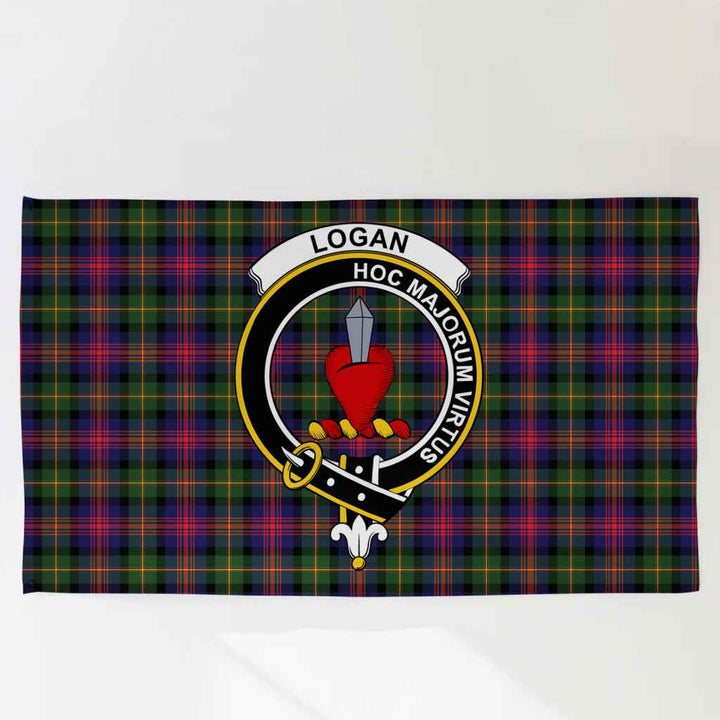 Scottish Logan Clan Crest Tartan Flag Parade Tartan Plaid 3