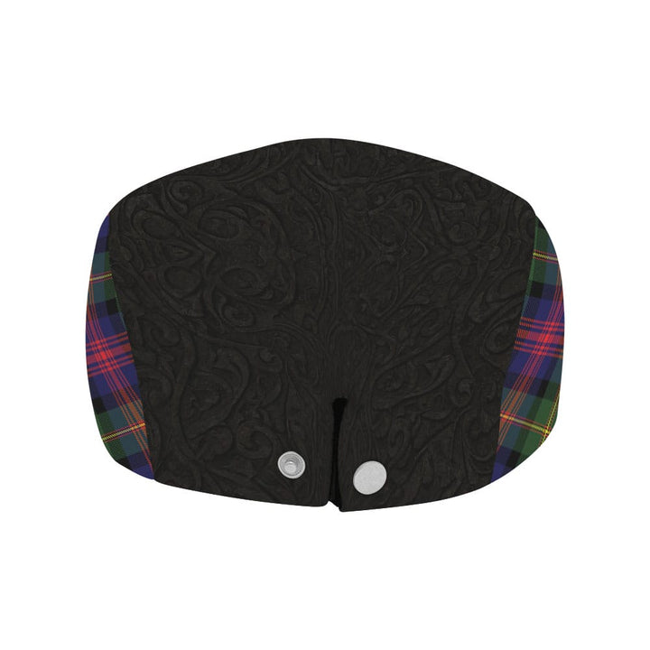 Scottish Logan Clan Crest Tartan Flat Cap - Scratch Style Tartan Plaid 4
