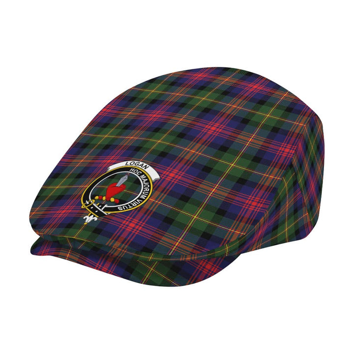 Scottish Logan Clan Crest Tartan Flat Cap Tartan Plaid 2