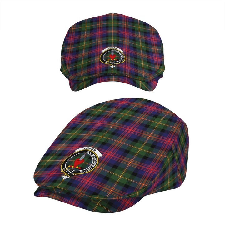 Scottish Logan Clan Crest Tartan Flat Cap Tartan Plaid 5