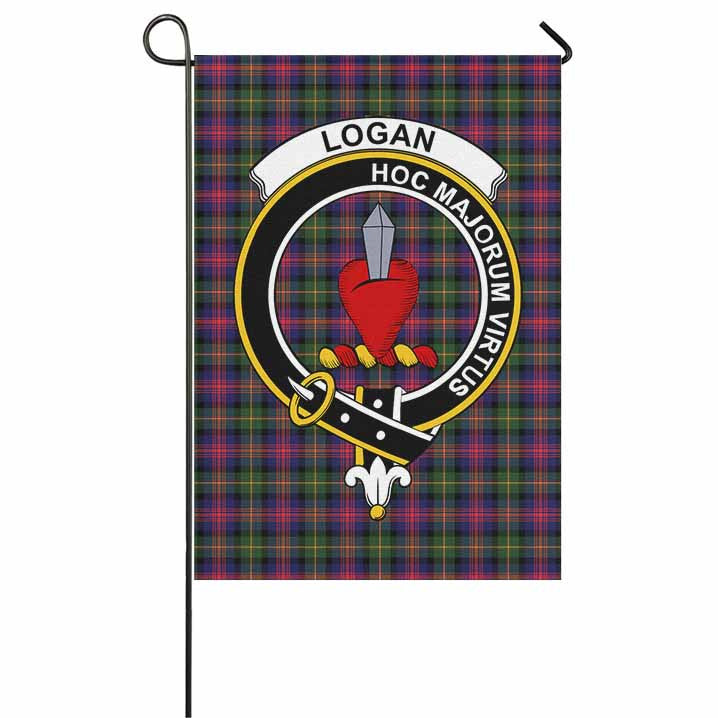 Scottish Logan Clan Crest Tartan Garden Flag Tartan Plaid 1