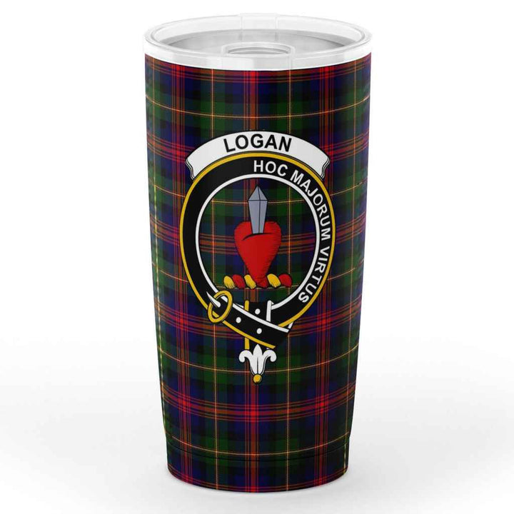 Scottish Logan Clan Crest Tartan Insulated Tumbler Tartan Plaid 1