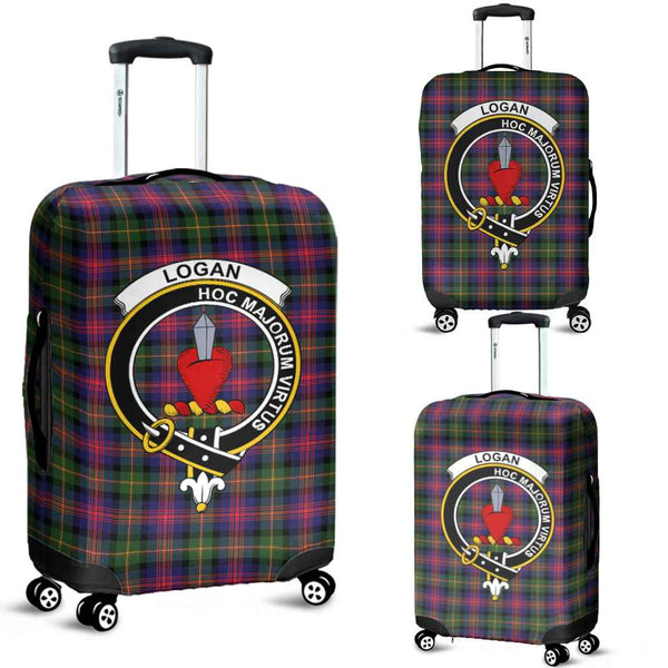 Scottish Logan Clan Crest Tartan Luggage Cover Tartan Plaid 1