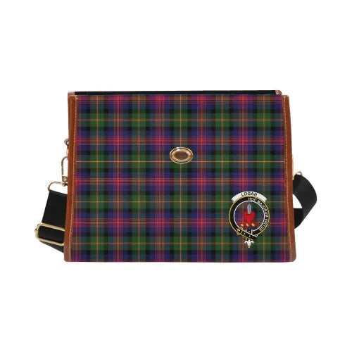 Scottish Logan Clan Crest Tartan Waterproof Canvas Bag Tartan Plaid 1