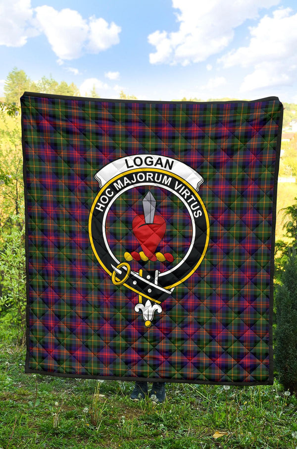 Scottish Logan Modern Clan Crest Tartan Quilt Tartan Plaid 2