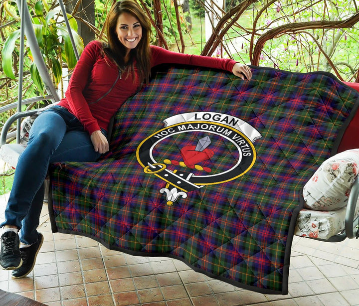 Scottish Logan Modern Clan Crest Tartan Quilt Tartan Plaid 5