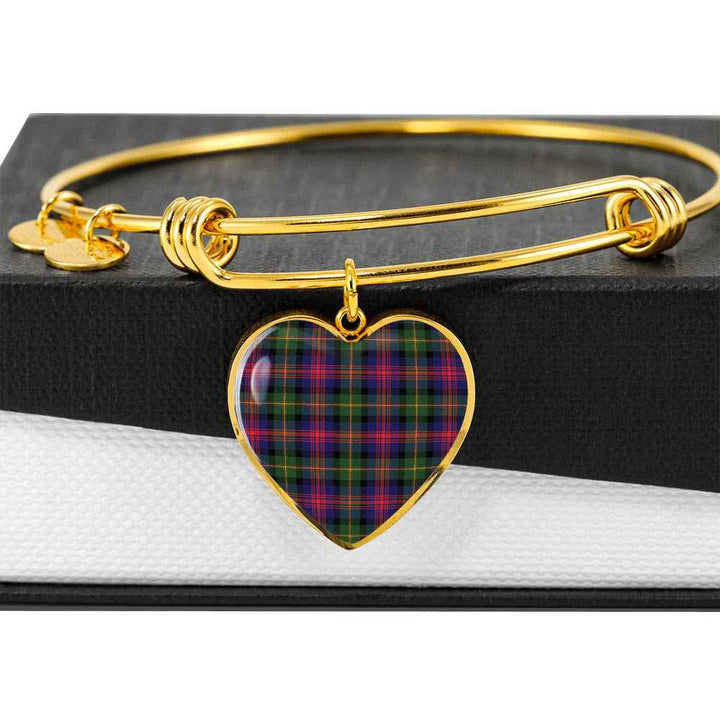 Scottish Logan Modern Clan Tartan Bangle Heart Tartan Plaid 6