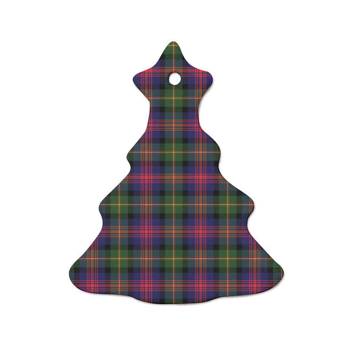 Scottish Logan Modern Clan Tartan Ceramic Ornament  Tree Shape Tartan Plaid