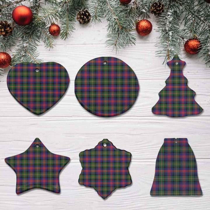 Scottish Logan Modern Clan Tartan Ceramic Ornament All Tartan Plaid