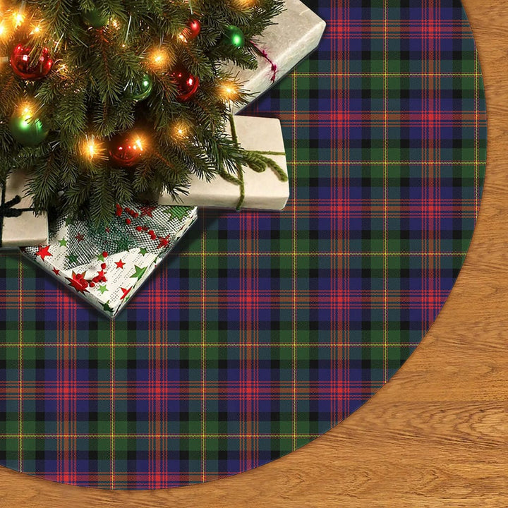 Scottish Logan Modern Clan Tartan Christmas Tree Skirt No Tassels 2 Tartan Plaid