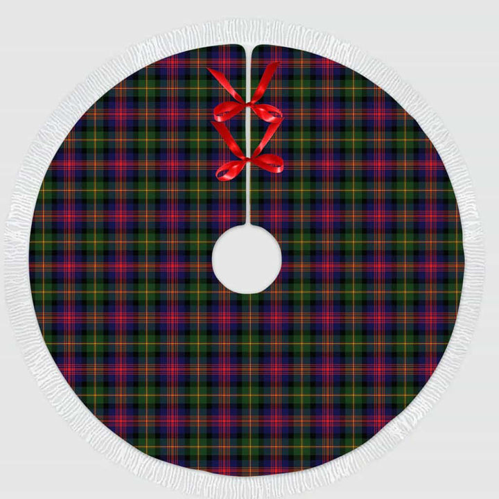 Scottish Logan Modern Clan Tartan Christmas Tree Skirt Tassels 1 Tartan Plaid