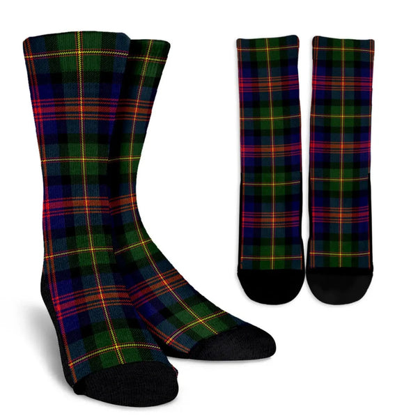 Scottish Logan Modern Clan Tartan Crew Socks