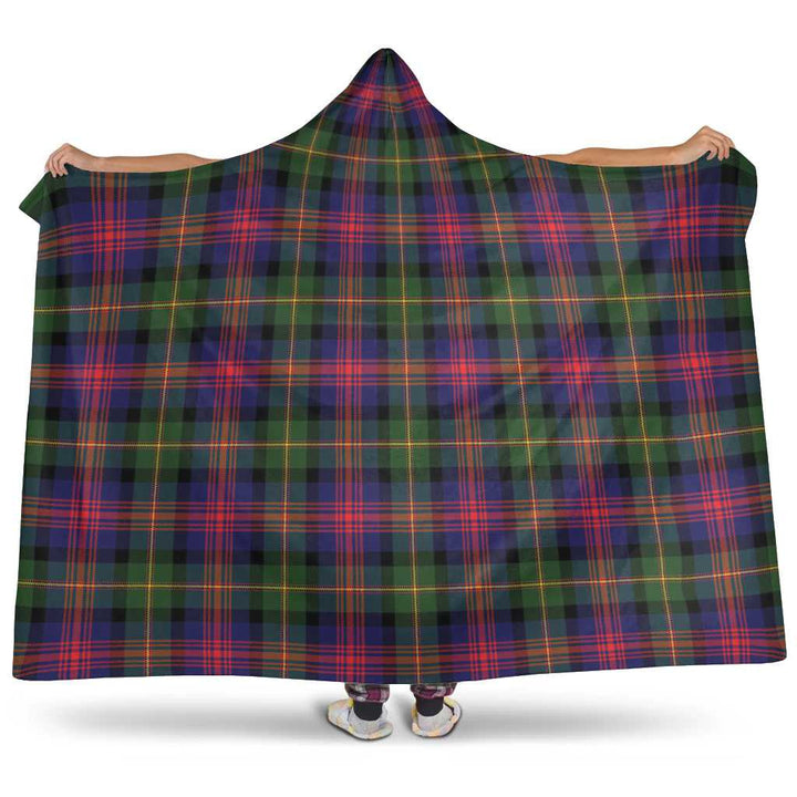 Scottish Logan Modern Clan Tartan Hooded Blanket Tartan Plaid 1