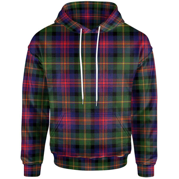 Scottish Logan Modern Clan Tartan Hoodie Front Side Tartan Plaid