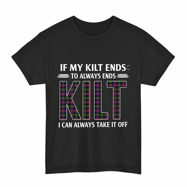 Scottish Logan Modern Clan Tartan Kilt Pride T-Shirt Tartan Plaid Black Color