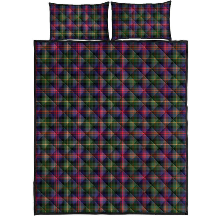 Scottish Logan Modern Clan Tartan Quilt Bed Set Tartan Plaid 1