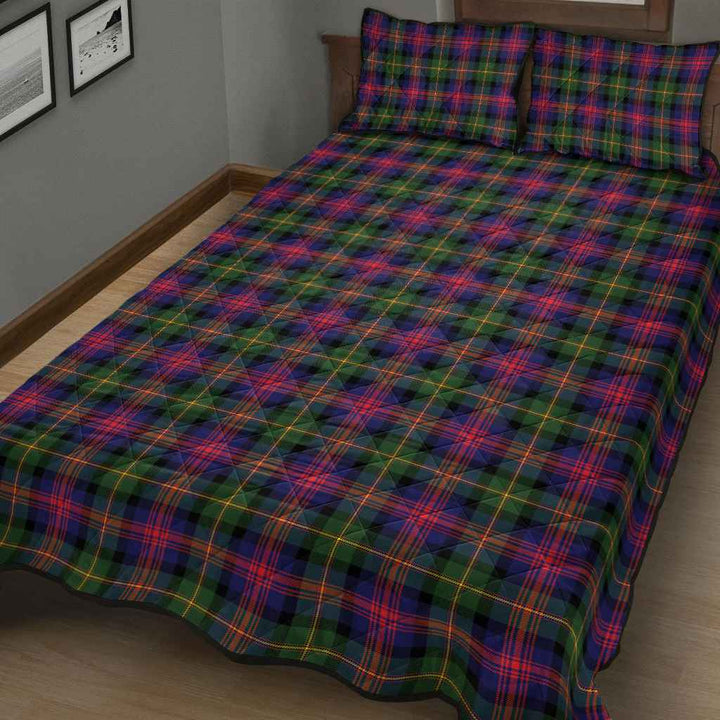 Scottish Logan Modern Clan Tartan Quilt Bed Set Tartan Plaid 3