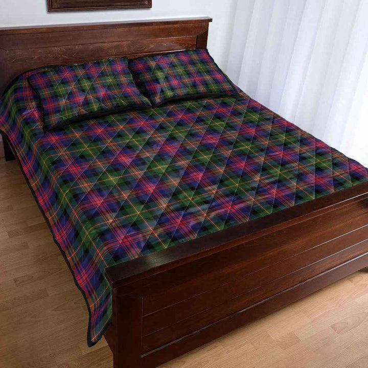 Scottish Logan Modern Clan Tartan Quilt Bed Set Tartan Plaid 4