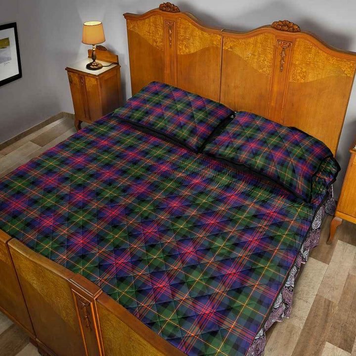 Scottish Logan Modern Clan Tartan Quilt Bed Set Tartan Plaid 5