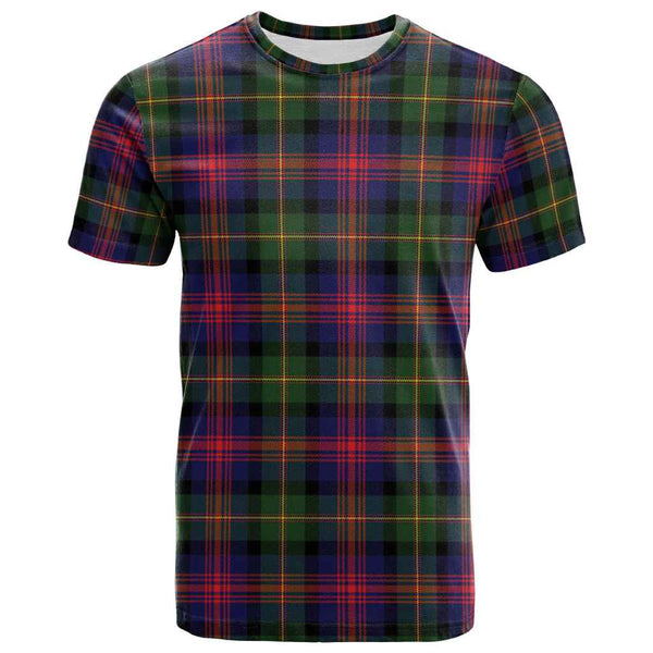 Scottish Logan Modern Clan Tartan T-Shirt Front Side Tartan Plaid