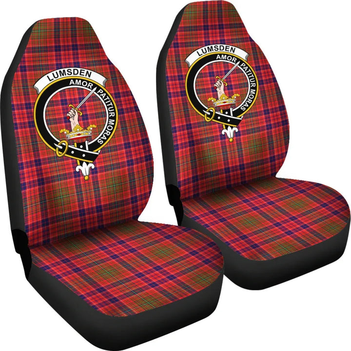 Scottish Lumsden Clan Crest Tartan Car Seat Covers 4