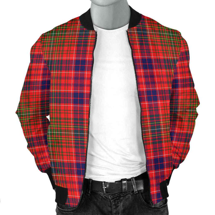 Scottish Lumsden Modern Clan Tartan Bomber Jacket Tartan Plaid 2