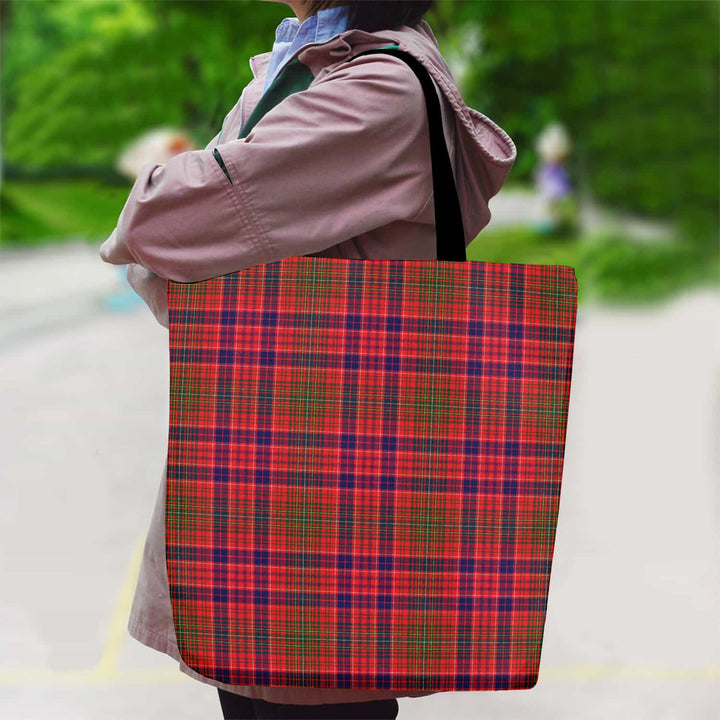 Scottish Lumsden Modern Clan Tartan Canvas Bag With Shoulder Strap Tartan Plaid 2