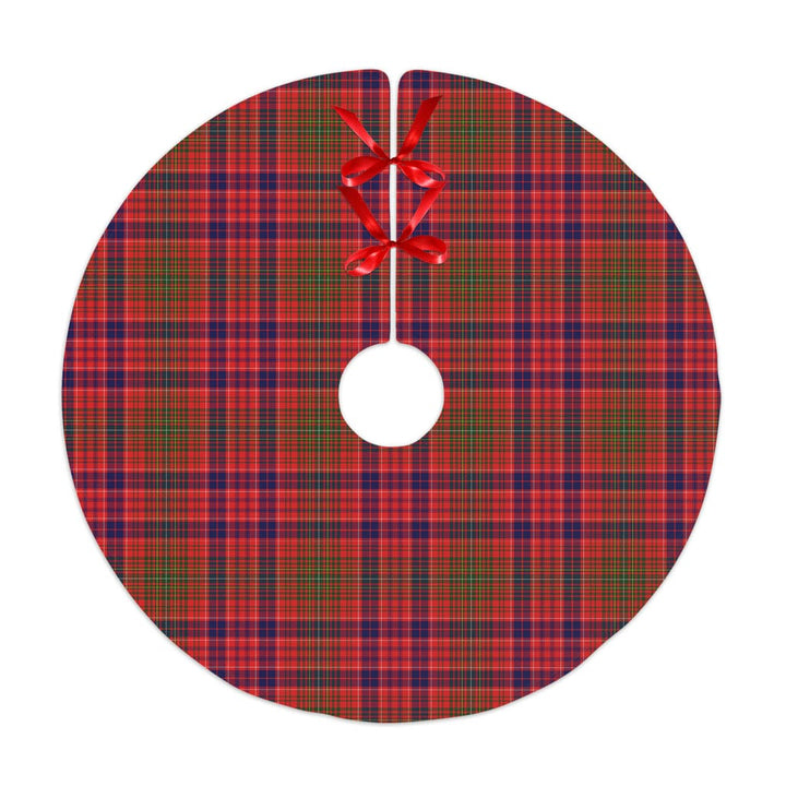 Scottish Lumsden Modern Clan Tartan Christmas Tree Skirt No Tassels 1 Tartan Plaid