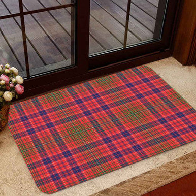 Scottish Lumsden Modern Clan Tartan Door Mat Tartan Plaid 1