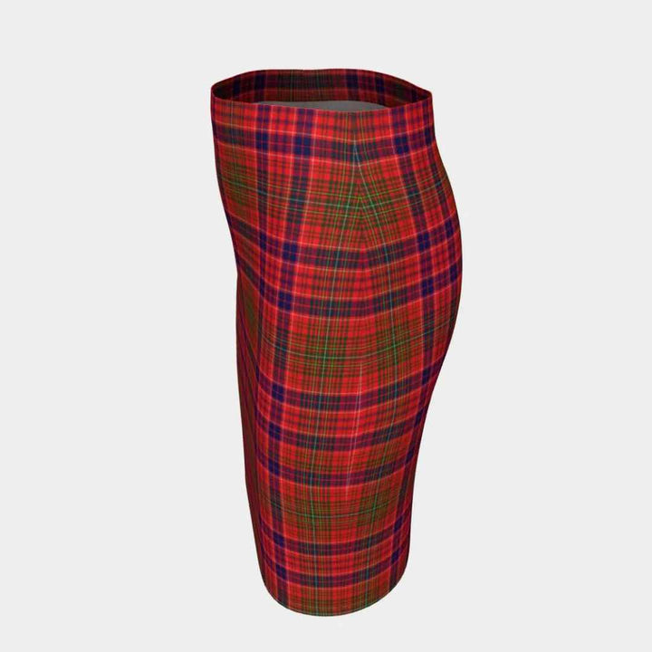 Scottish Lumsden Modern Clan Tartan Fitted Skirt Tartan Plaid 2