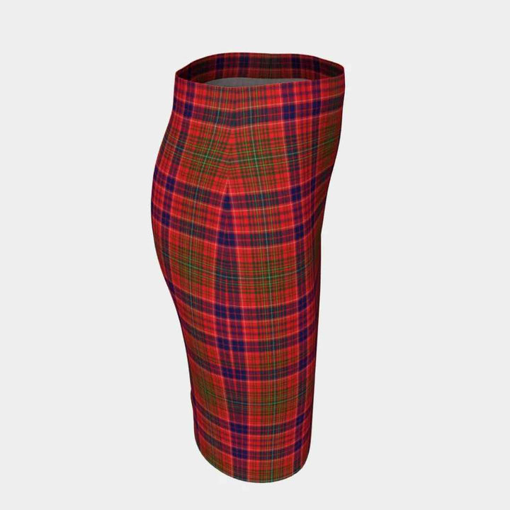 Scottish Lumsden Modern Clan Tartan Fitted Skirt Tartan Plaid 3