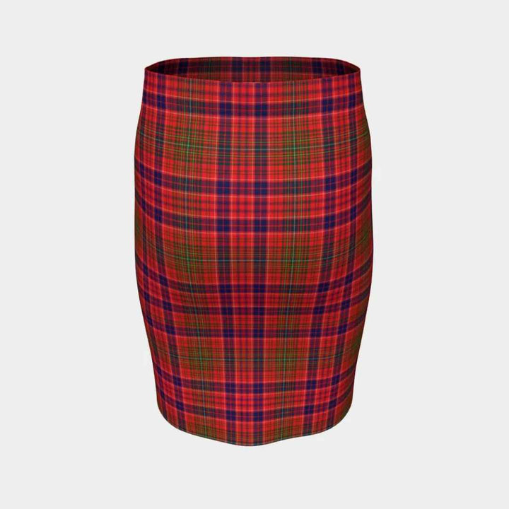Scottish Lumsden Modern Clan Tartan Fitted Skirt Tartan Plaid 4