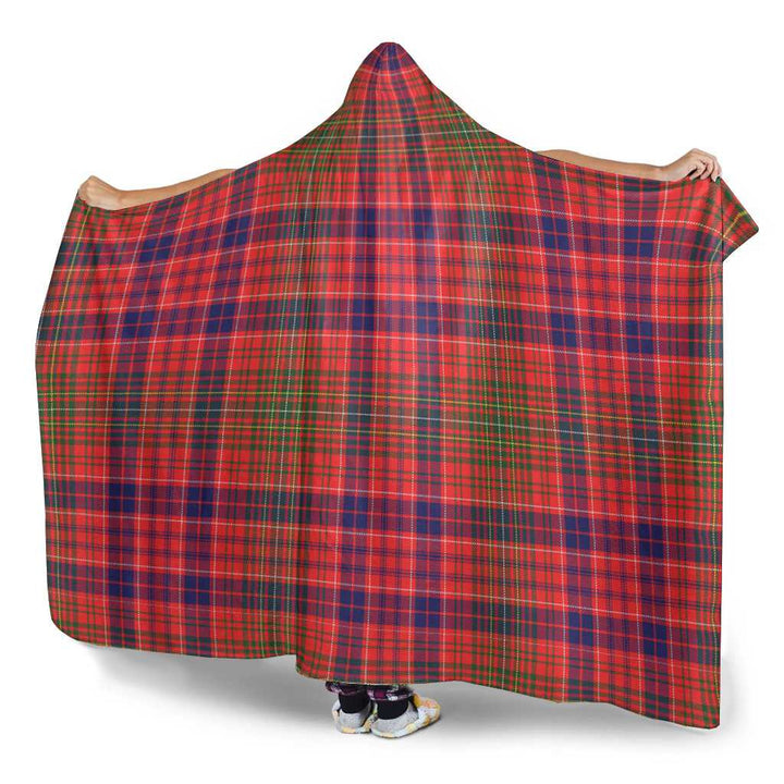 Scottish Lumsden Modern Clan Tartan Hooded Blanket Tartan Plaid 3