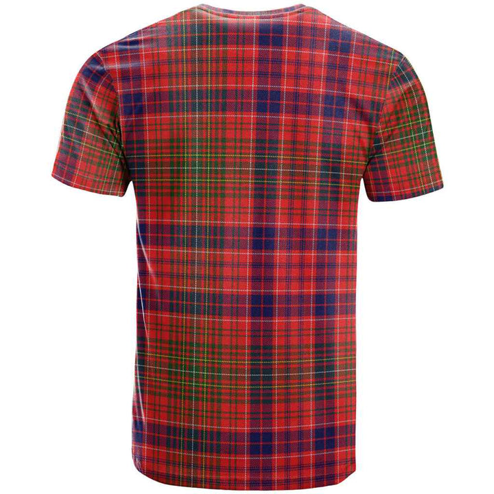 Scottish Lumsden Modern Clan Tartan T-Shirt Back Side Tartan Plaid