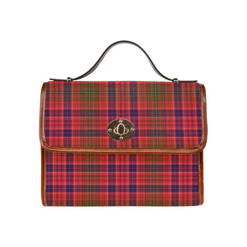 Scottish Lumsden Modern Clan Tartan Waterproof Canvas Bag Tartan Plaid 2