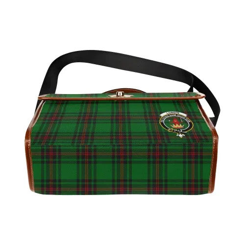 Scottish Lundin Clan Crest Tartan Waterproof Canvas Bag Tartan Plaid 5