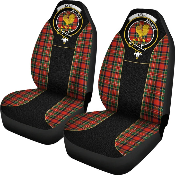 Scottish Lyle Clan Crest Tartan Car Seat Covers - Special Style 2