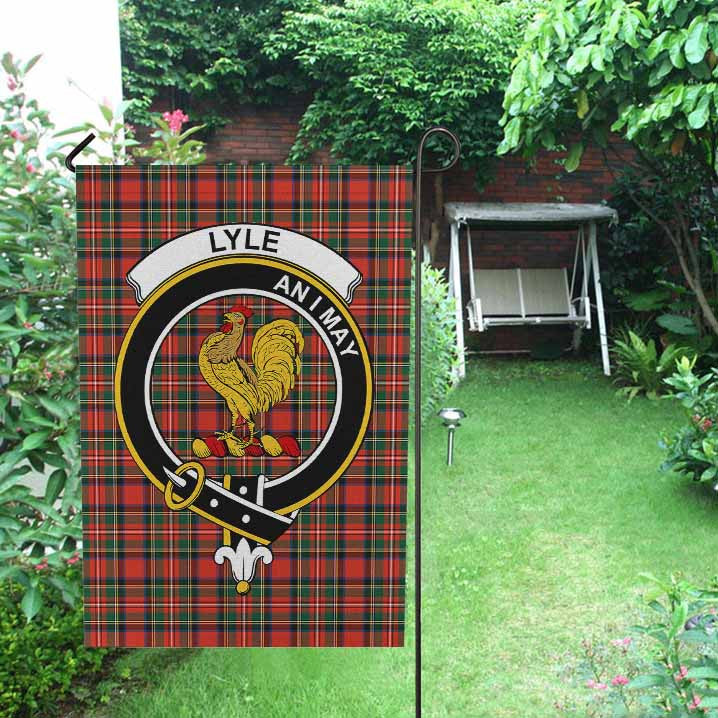 Scottish Lyle Clan Crest Tartan Garden Flag Tartan Plaid 2