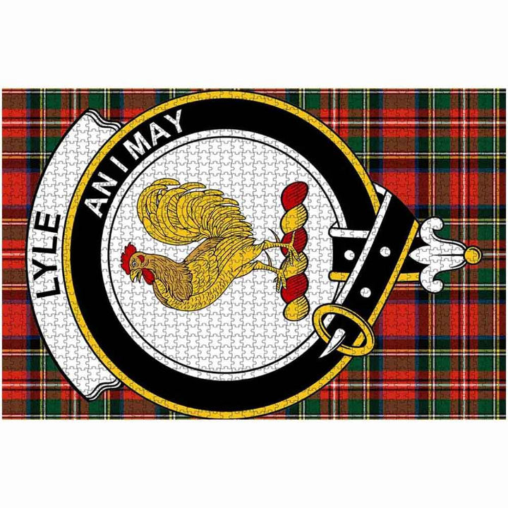 Scottish Lyle Clan Crest Tartan Jigsaw Puzzle 2