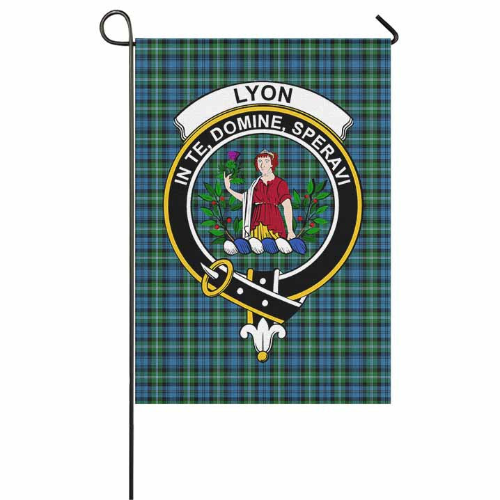 Scottish Lyon Clan Crest Tartan Garden Flag Tartan Plaid 1