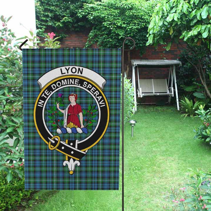 Scottish Lyon Clan Crest Tartan Garden Flag Tartan Plaid 2