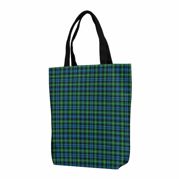 Scottish Lyon Clan Tartan Canvas Bag With Shoulder Strap Tartan Plaid 1